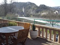 Apt. T1 Bis in town on the 1st floor of a residence with terrace carractère - 3-Star