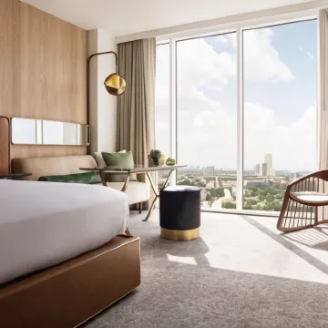 ซี. บอลด์วิน คิวริโอ คอลเลกชั่น บายฮิลตัน โรงแรมใกล้The Hobby Center for the Performing Arts