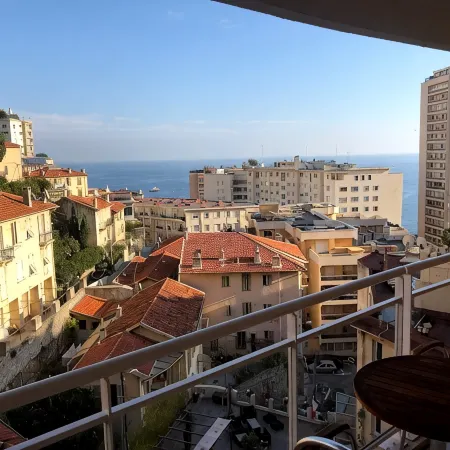 Monaco Sunshine studio, sea view close to MC beach