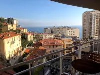 Monaco Sunshine studio, sea view close to MC beach