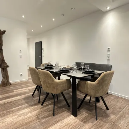 Elegant new building between Hamburg & Lübeck, Baltic Sea with parking lot in Reinfeld