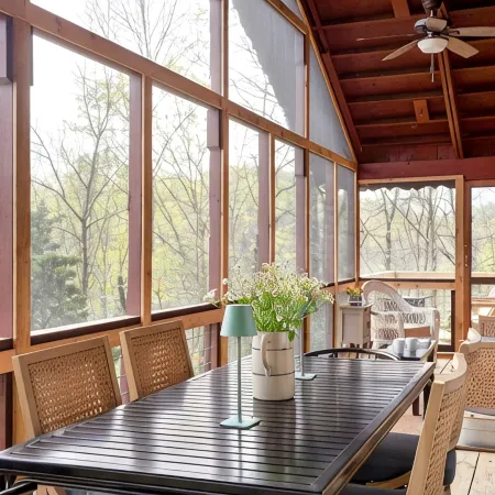 State Parks & Lake Access! Screened Porch, MountainViews, Kayaks, LuxBeds, Games