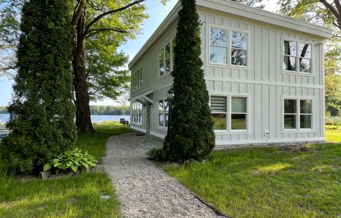 New & Modern, Lakeside Home