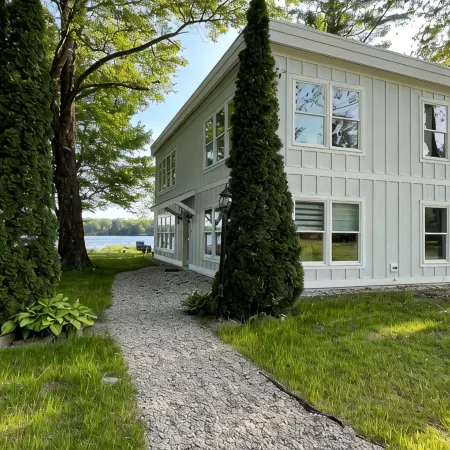 New & Modern, Lakeside Home