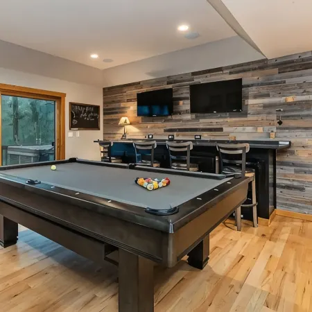 Hot Tub Pool Table Dog OK Tennis Golf Shuffleboard
