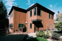 Deception Pass home with forest and bay views