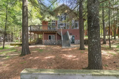 Beautiful Big Trout Lake Home on Whitefish Chain of Lakes! Pontoon Rental Onsite - 4つ星
