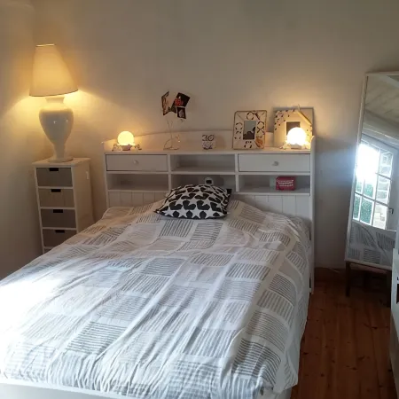 Pretty renovated farmhouse in a garden near the sea