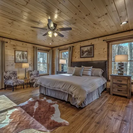 Blue Ridge Cabin, Mountain Views, Hot Tub, Game Room – Sleeps 12 Near Downtown