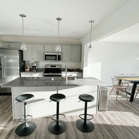 Penn State Townhome in State College. Sleeps 6-8 guests in new construction home