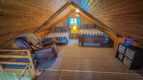 Cabin with private dock and large yard space! - 2-Star