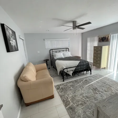 beautiful home on a 3 acre lake with security