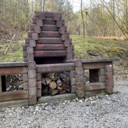 Trailer parking, near Hollerwood, Daniel Boone Backcountry Byway, and Climbing