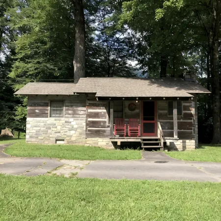 Cabin 2 - 1 Bedroom Cabin with Campbell Creek view in Pioneer Village