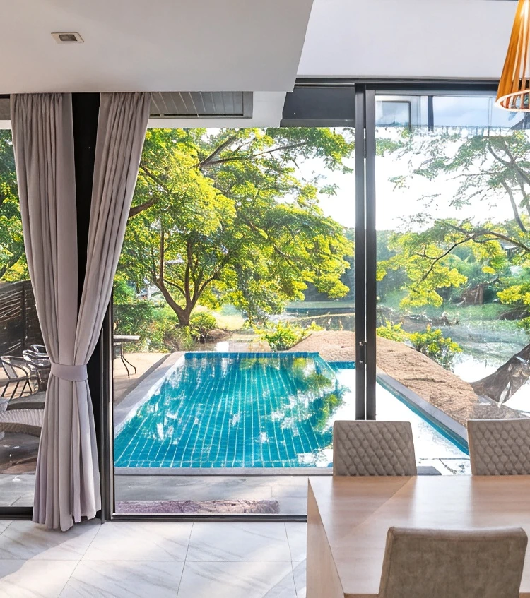 รูปภาพของวิลลา 5 ห้องนอน 6 ห้องน้ำส่วนตัว ขนาด  ตร.ม. – ริมแม่น้ำเชียงใหม่