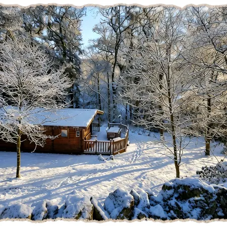 Blelham Tarn (Rustic yet modern cabin in tranquil woodland with own EV charger)