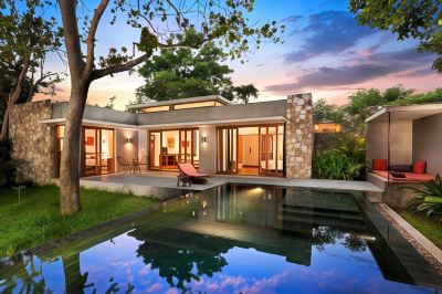 屋外プール テンプレーション ホテルの写真