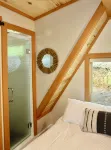 Riverfront A-Frame Cabin in the Mountains w/ Sauna & Private Hiking Trail - 4-Star