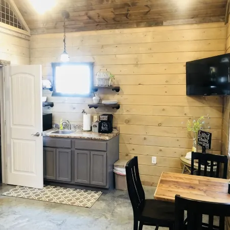 Knotty Squirrel Unit 2 King Suite with Ladder Loft