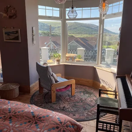 Family home overlooking Woolacombe Beach, designed for fun, sun and surf.