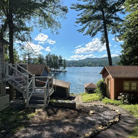 Relax on Dock - Lake George Home