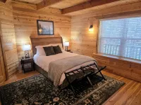 新上架-狂野雪怪-艾蘭帕克質樸風小屋：熱水浴缸、桑拿 - 小木屋