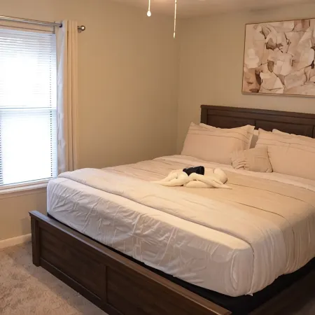 2-bedroom apartment in charming Daleville with WiFi, AC. Enjoy your stay