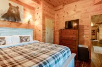 Log Home with Amazing Views of MT. Mitchell/Fireplace /Hot Tub/Pet Friendly - Balcony