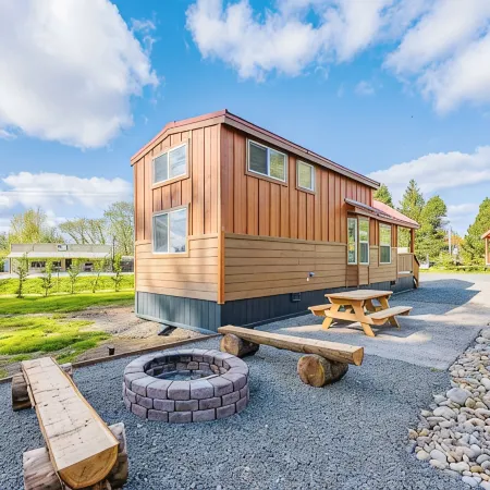 Rainforest Retreat Tiny Home: Bohemian Cottage