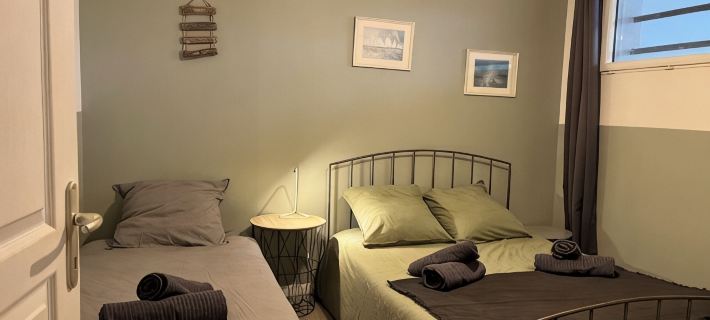 Bélicine, seafront apartment for 5 people Hotels in Somme