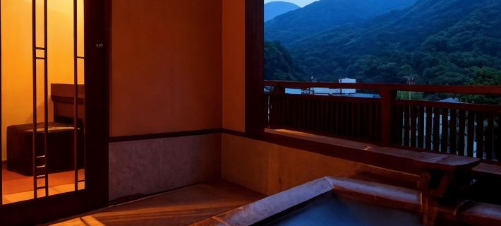 Hakone Onsen Ryokan Yaeikan Hotele w: Ashigarashimo District
