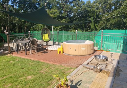 강화도 힐링힐펜션 전경 및 바비큐장