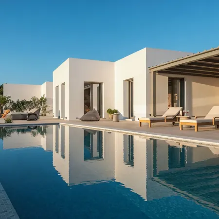 Plastires Villas: Sunset Serenity