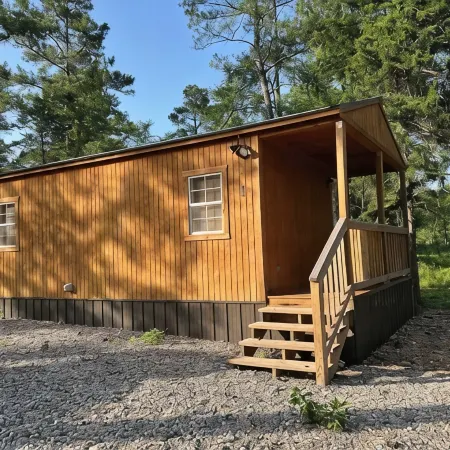 Cozy Tiny Home Cabin Near Lake Greeson & Kirby Landing – Pet-Friendly!