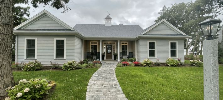 Brand new private  beachfront home in Mashpee on Waquoit Bay Hotels in Mashpee