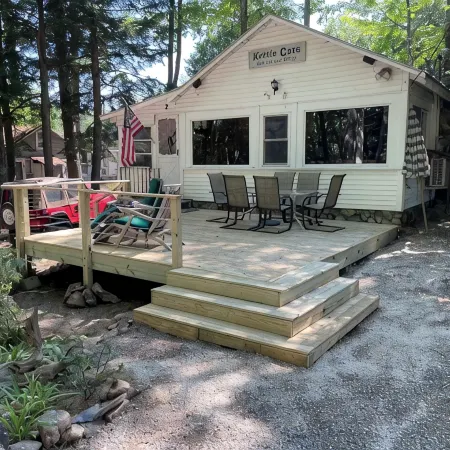 Kettle Cove in Sebago Lake, Maine Отели в г. Каско