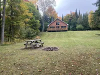 Seney Cabin with hot tub
