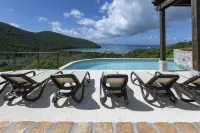 Walk to world famous Maho Bay! Privacy, views, pool, 4 equal king size bedrooms. - Pool