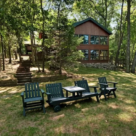 On the Eagle River Chain O’ Lakes, Lake Front, 3200 sq. ft., 2.5 Baths