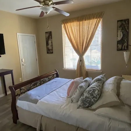 Private access, private room, private bathroom