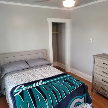 Comfortable 2-bedroom, 2 decks, walking neighborhood, & minutes to downtown.