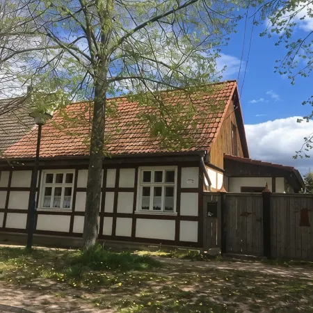 Time Out in the Half-Timbered Holiday Home Landlaune in the Oderbruch (1 h Drive from Berlin)