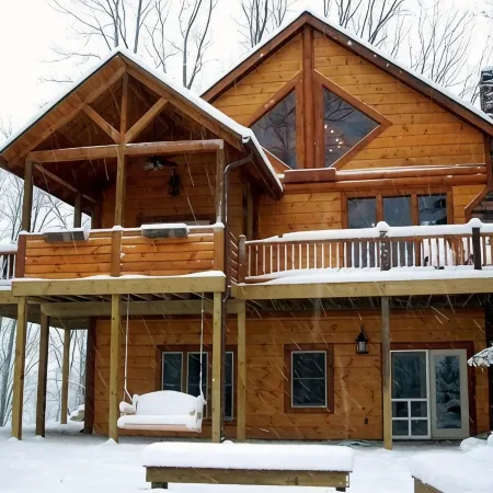 Luxury Lake Chalet Hot Tub Private Boat Slip  Amazing Mountain View’s Sleeps 10