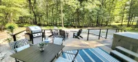 Stylish A-Frame w/ Hot Tub, Firepit, Arcade Games, EV Charger, Fireplace - 4-Star