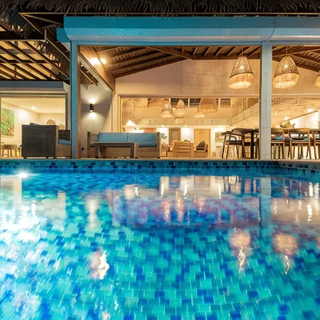Tohora by Tahiti Homes 5-bedroom beachfront villa with swimming pool.