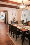This home is located in beautiful Parke County, a rustic and charming setting.