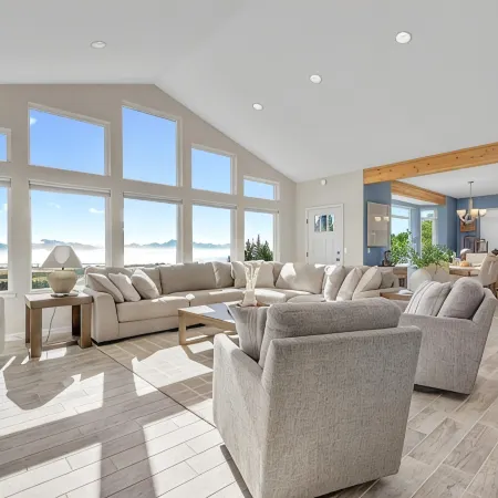 Spacious home w full Kachemak Bay views