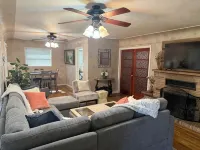 Central 3-bedroom house in Redding with Pool & Vintage Bar Room