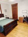 Charming historical 4 bd & 3 full ba home in Terre Haute with WiFi, AC & parking