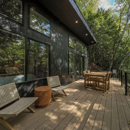 Luxe Cozy Spa Cabin w/ Hot Tub, Sauna, Fireplace, 10 Mins to Sunday River
